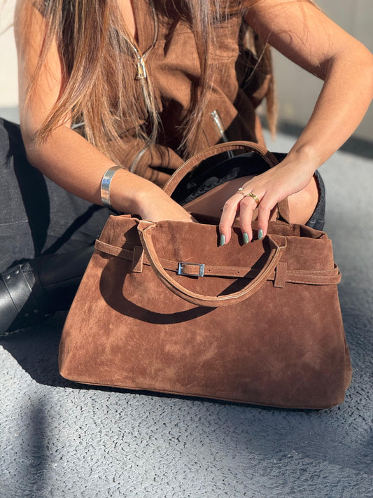 Cartera Zoa Hebilla Marrón