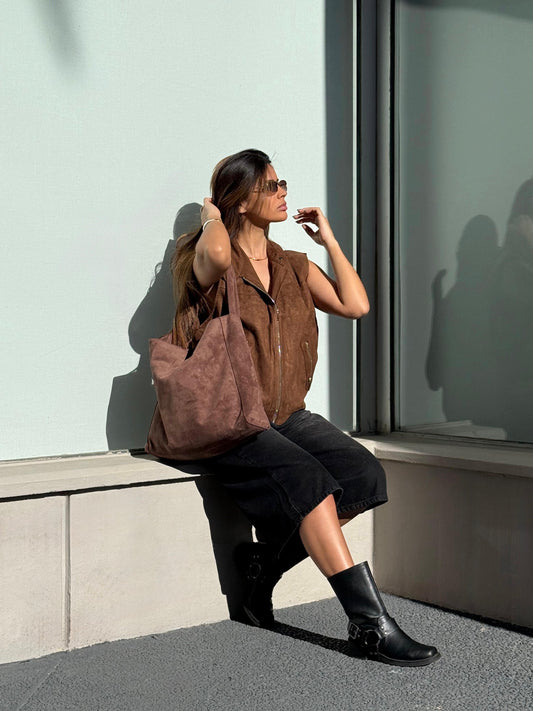 Cartera Soho Marrón (Gamuza)