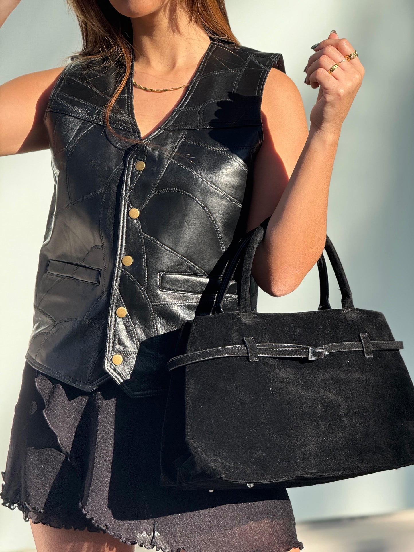 Cartera Zoa Hebilla Negra