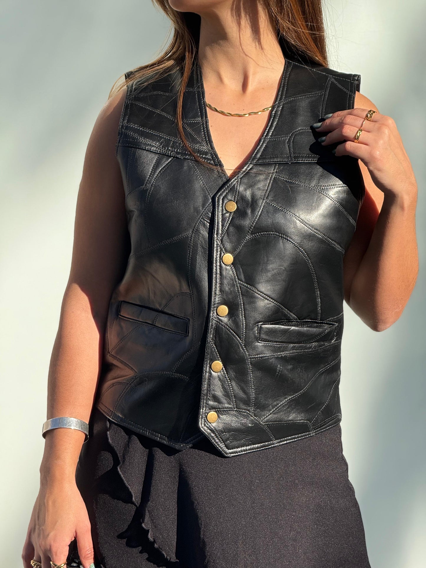 Chaleco Velvet Negro